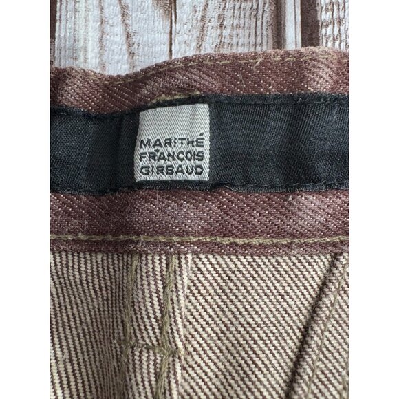 Marithe Francois Girbaud heavy Denim Set size 2XL color brown - Picture 6 of 10